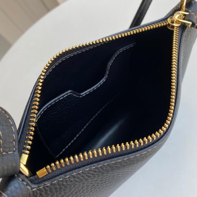 Petit sac à bandoulière de designer en cuir véritable miroir uni qualité mode noir blanc sac à main de luxe sac sous les bras pour les femmes avec paquet complet