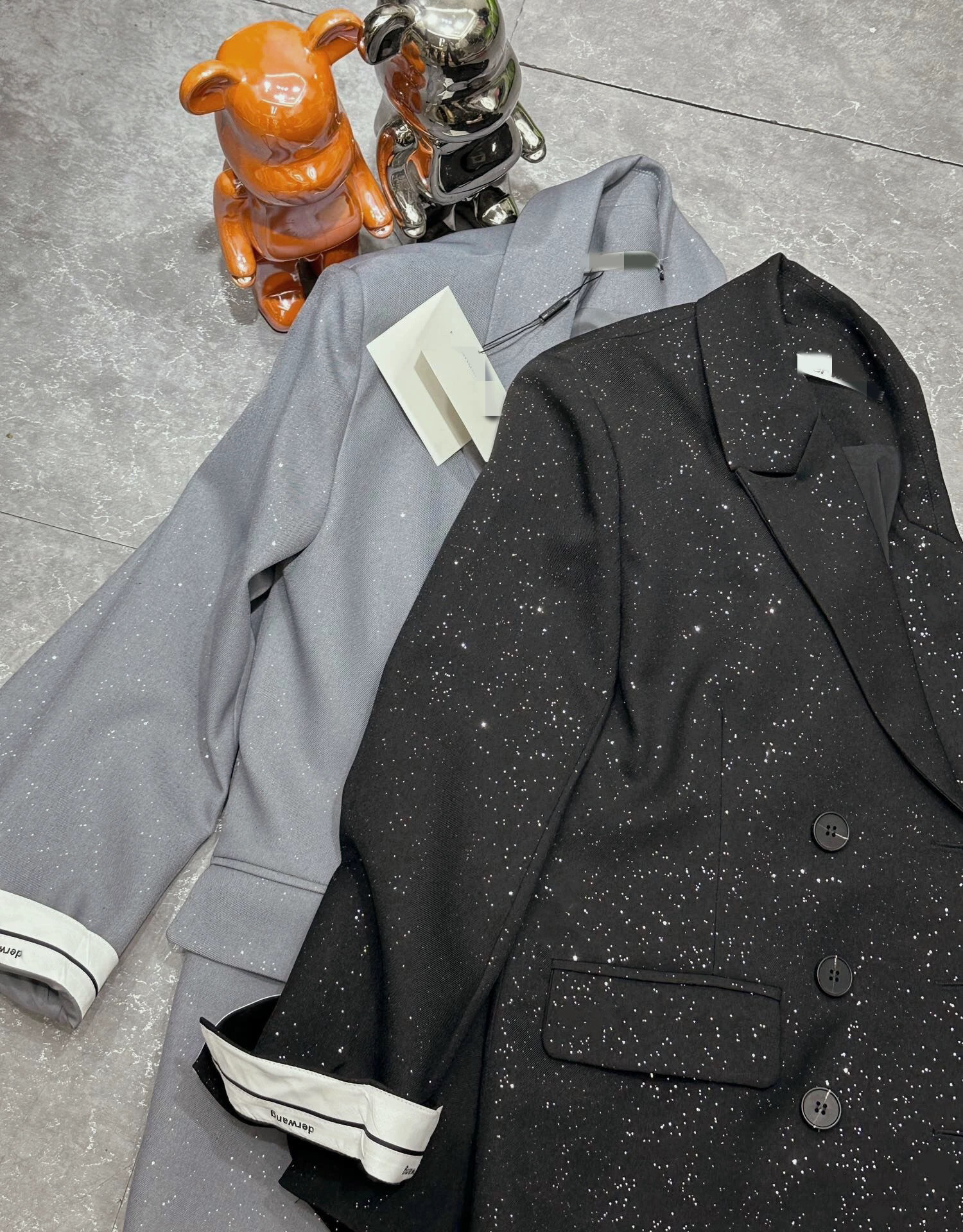 Designer damesblazerjasje Kleding damesblazers jassen klassieke stijl lente herfst nieuw zwart grijs vrijgegeven top