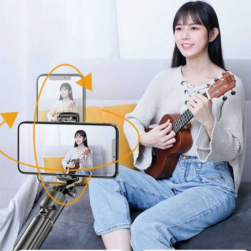 Selfie Monopods Wireless Selfie Stick with Bluetooth for Mobile 68mm Selfi Selfy Stick Self Selfistick Selfiestick for Phone Iphone Samsung 24329