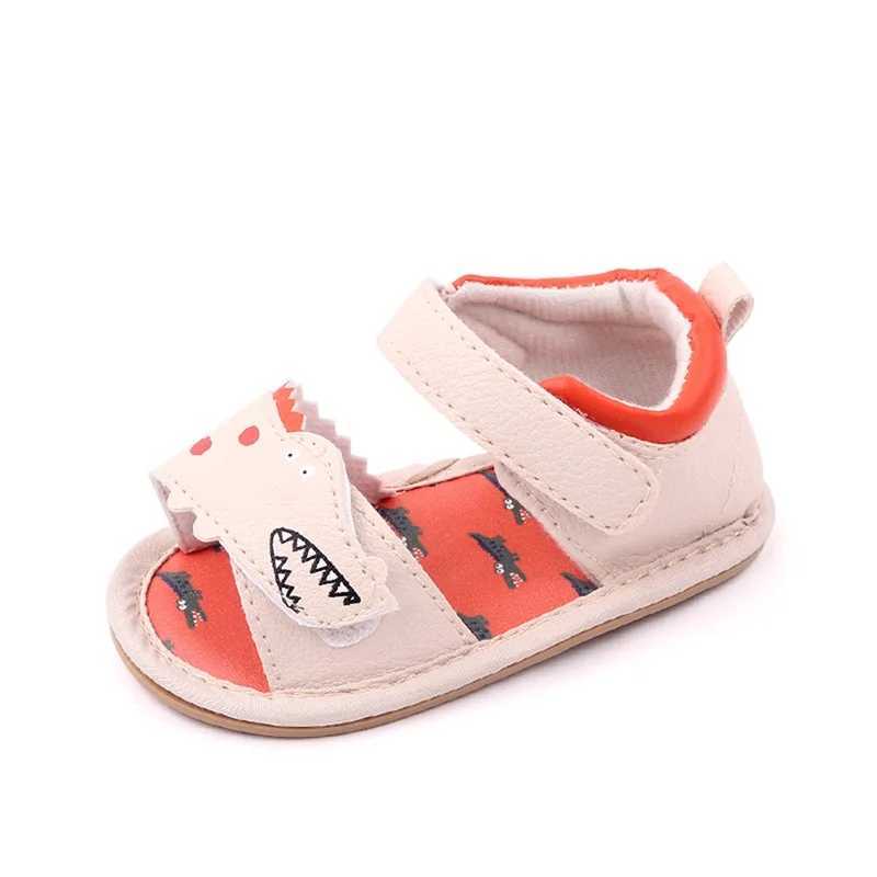 Sandaler Baby Boy Open Toe Sandaler Breattable Soft Sole Shoes Summer Beach Walking Shoes For Toddler Newborn Spädbarn 240329