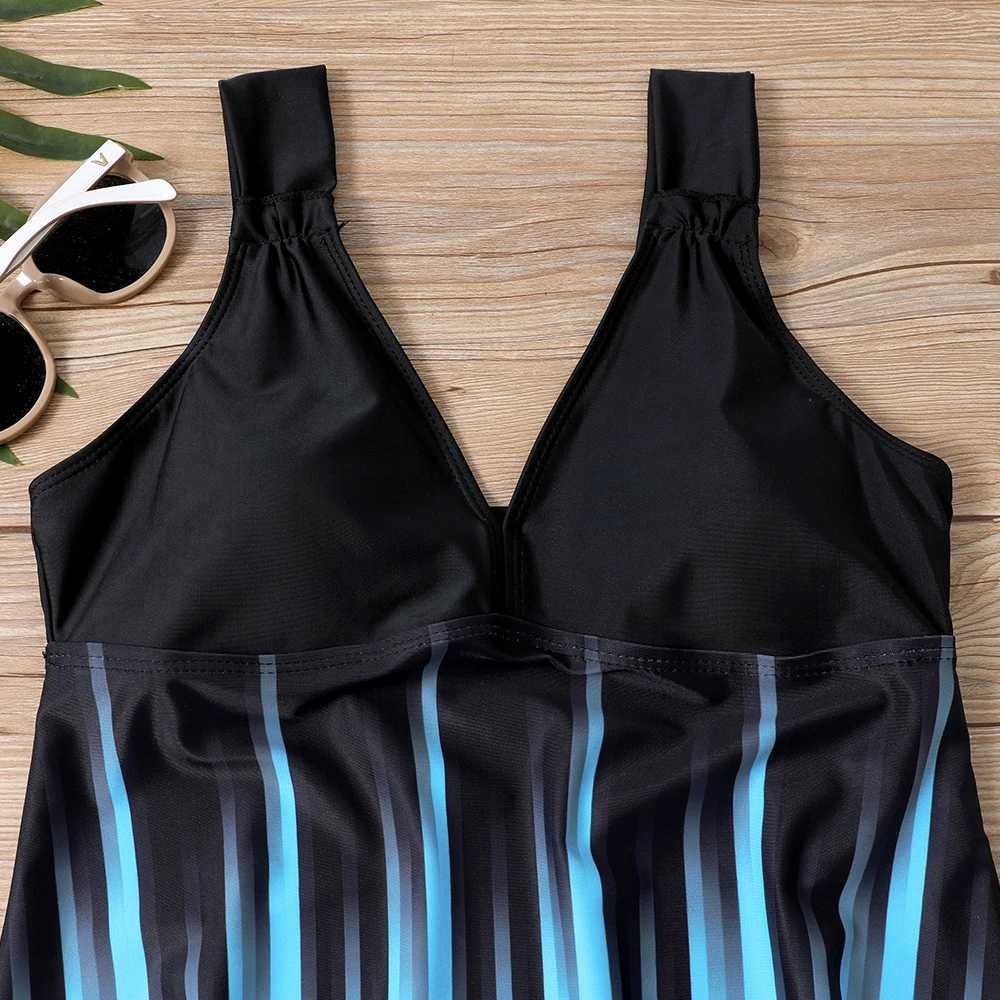 Mulheres de banho de cintura alta biquíni moda tankini conjuntos sexy impressão 3d maiô mulheres sexy praia maiô duas peças tankini t240328