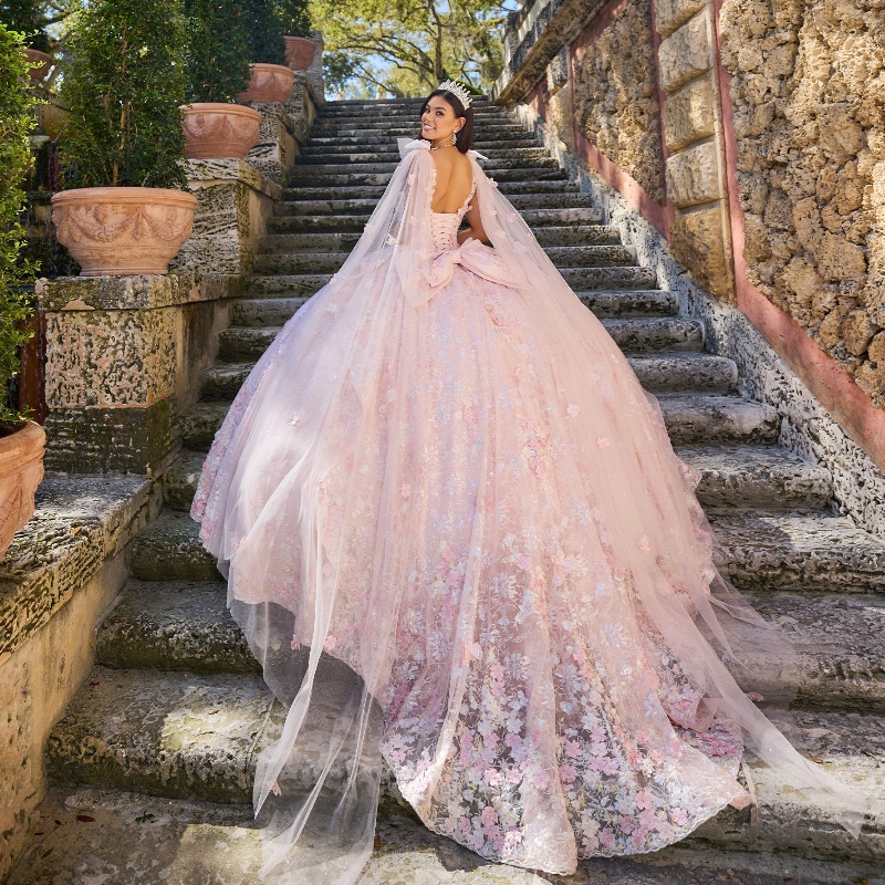 Hemelsblauw Glanzend Quinceanera Jurken voor 15 Jaar 2024 Baljurk Sexy Uit de Schouder Applique Kant Tull Lange Feestjurk voor Meisje