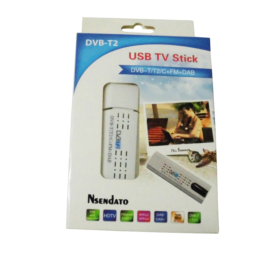 Cyfrowa antena USB 2.0 HDTV TV Remote Tuner RecorderRecereiver dla DVB-T2/DVB-T/DVB-C/FM/DAB dla laptopa, hurtowa bezpłatna wysyłka