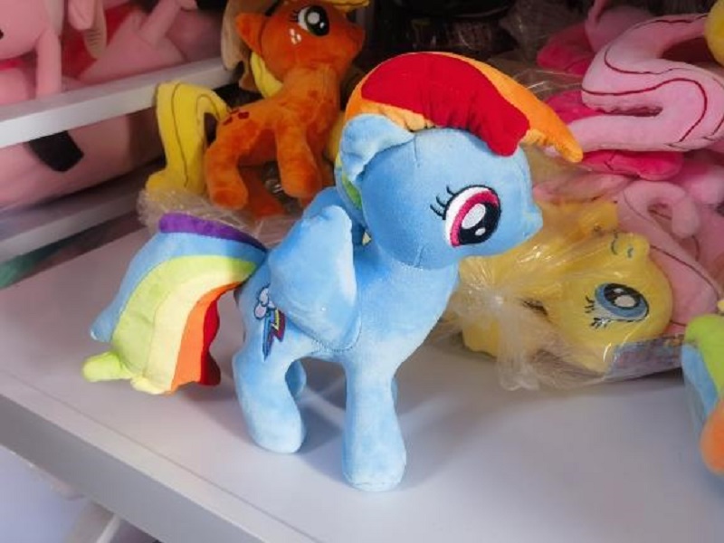 Factory wholesale 5 styles 20cm unicorn pony plush toys animation film and television pony peripheral dolls children's gifts