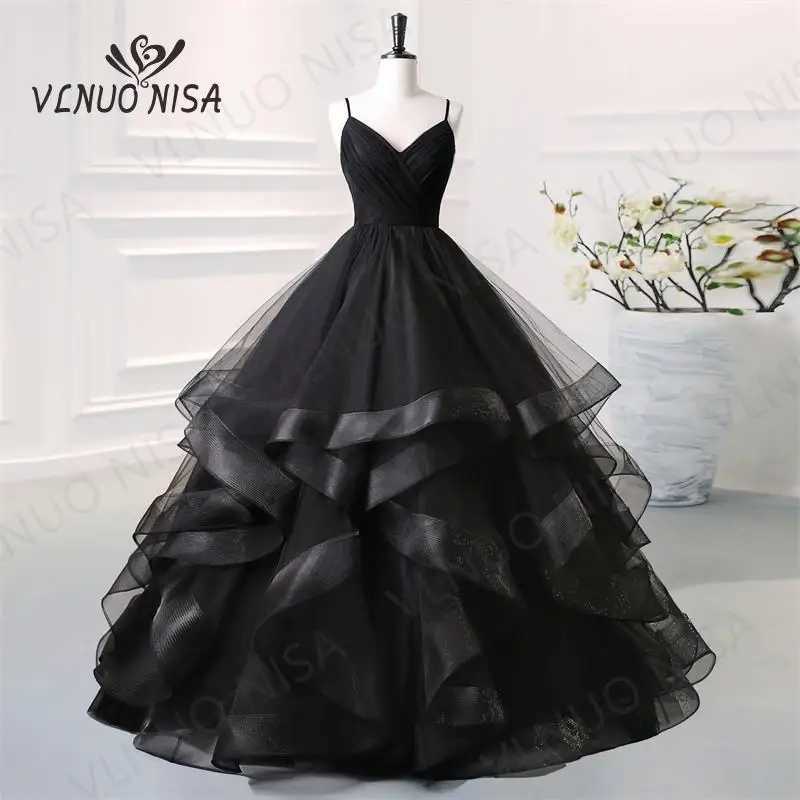 Urban Sexy Dresses Mode Spitze Weinrot Schwarz Quinceanera Kleid Spaghettiträger Geraffte Organza Vestidos De 15 Debütantin Kleid Böhmen Prinzessin yq240329