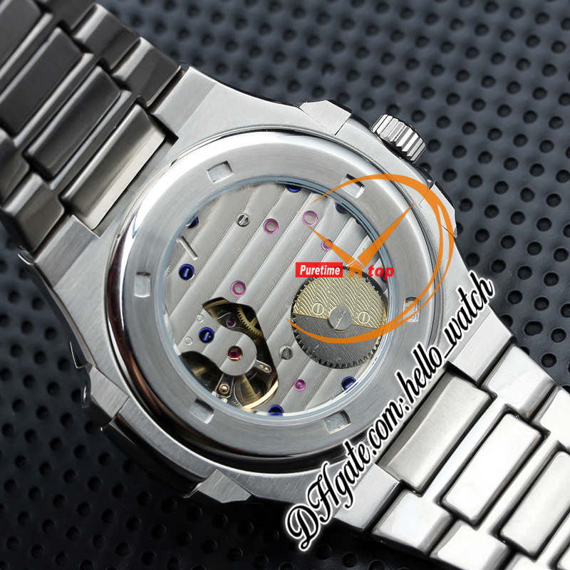 K8F 40mm Sport 5712/1A-001 Gangreserve Automatik Herrenuhr 5712 D-Blue Texture Zifferblatt Saphir Edelstahl Armband Uhren hellowatch PPHW Z21A