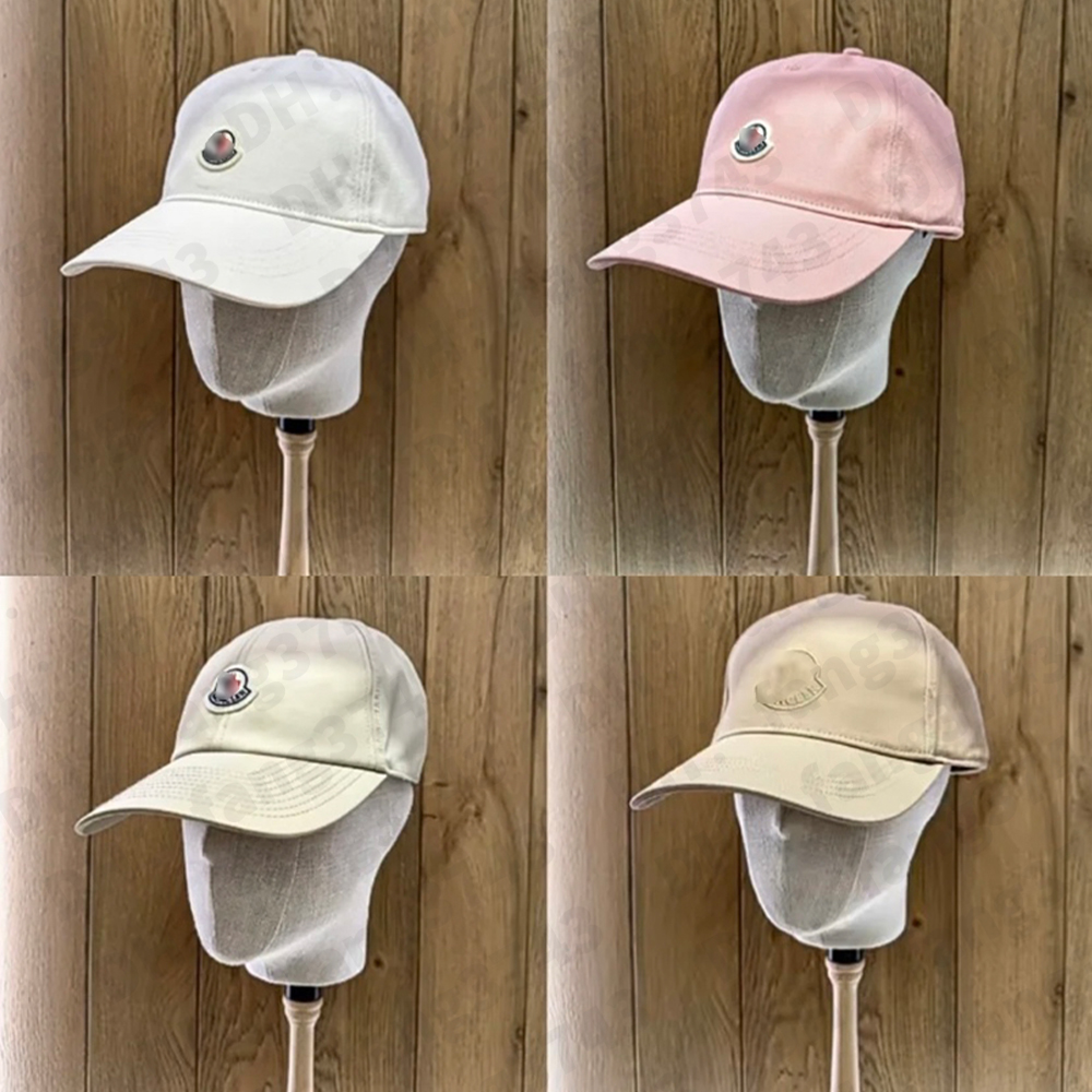 Designer de moda Moncre -redondo chapéu gabardine Baseball boné Chapéus de caminhão para homens Mulher cetim Baseball Cap rosa amarelo azul verde esportivo clássico Hat Casquette Luxe