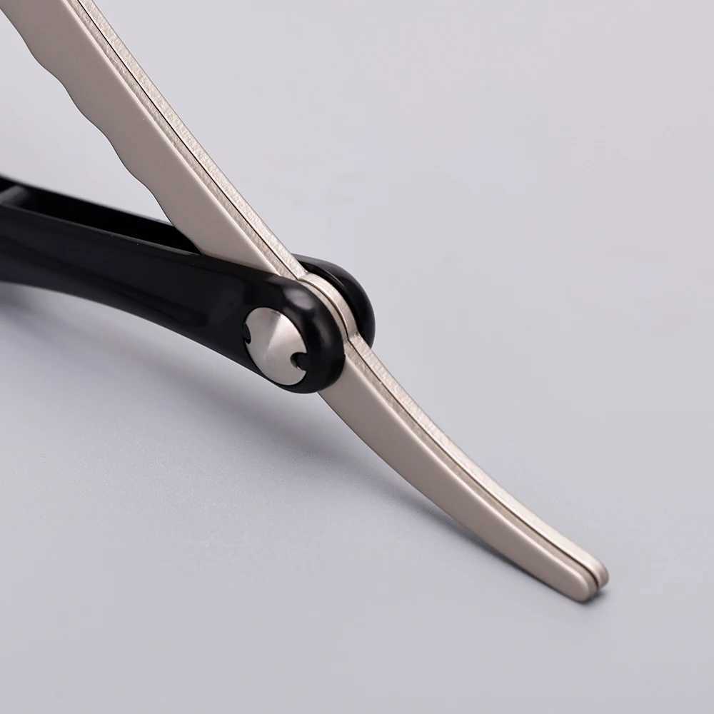 Elektrische Rasierer Persönlichkeit Professionelle Männer Manuelle Rasierer Gerade Kante Edelstahl Sharp Barber Razor Klapp Rasieren Bart Cutter Werkzeuge 240329