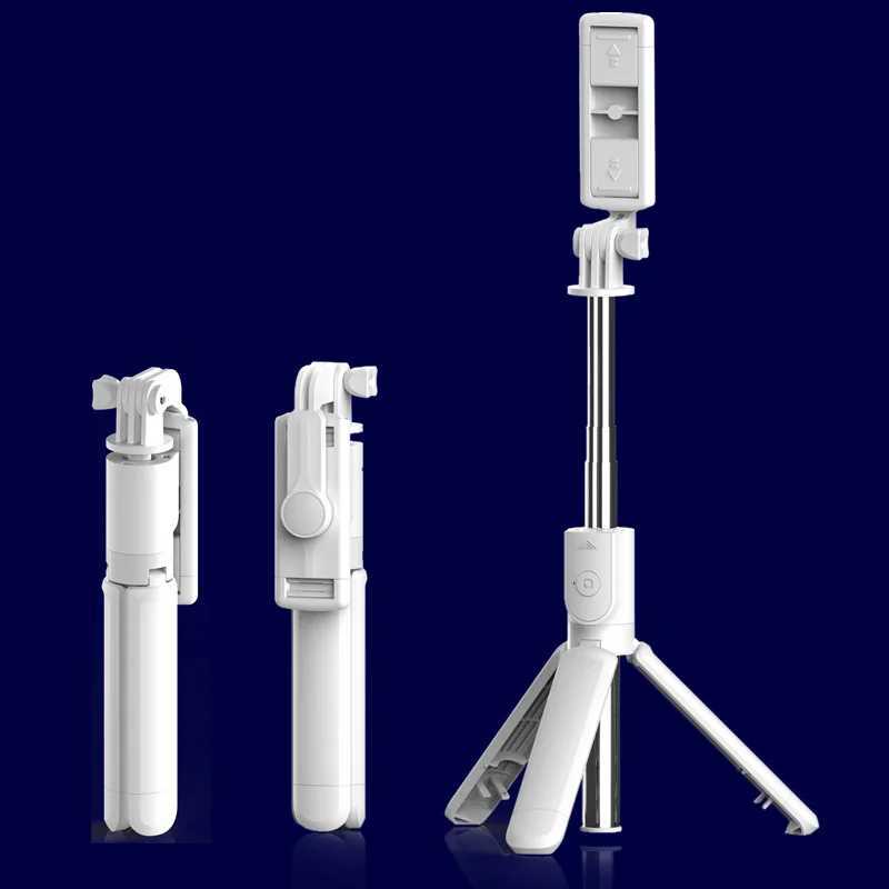 Selfie Monopods Wireless Selfie Stick with Bluetooth for Mobile 68mm Selfi Selfy Stick Self Selfistick Selfiestick for Phone Iphone Samsung 24329