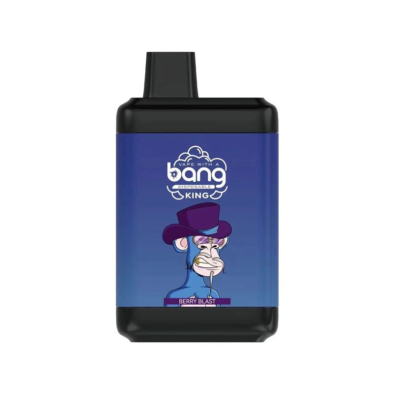 Bang King 8000 sbuffi 8k vape vape usa e getta originale di tipo C ricarica 18 ml di baccello pre-riempita con ejuice indiator20 sapori e sigarettes vaper