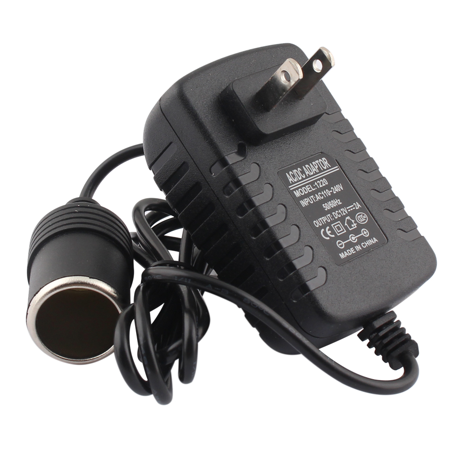 Bilcigarettändare, omvandlare AC 220V DC 12V Bilkraftsadapterförsörjning, Socket Auto Car Cigarettändare, EU US 0.5A 1A 5A 10A