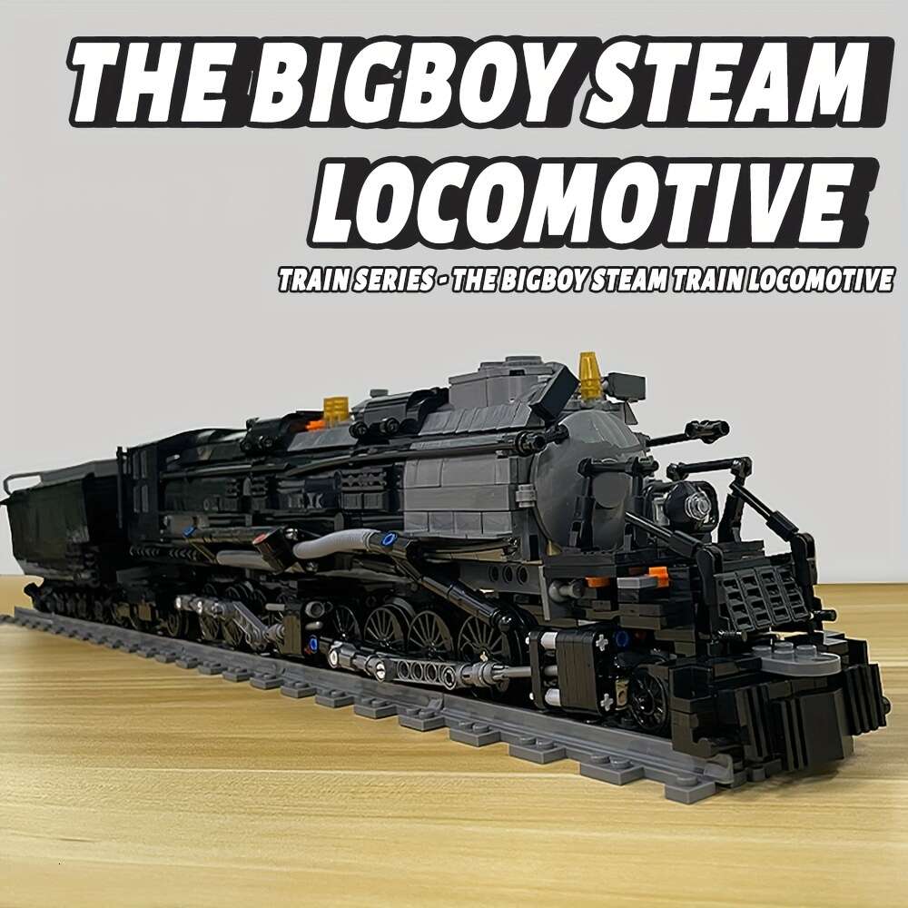 Creative Locomotive Steam Train Railway Express Bricks, Model Building Blocks Toys, Gifts Regalo di Pasqua