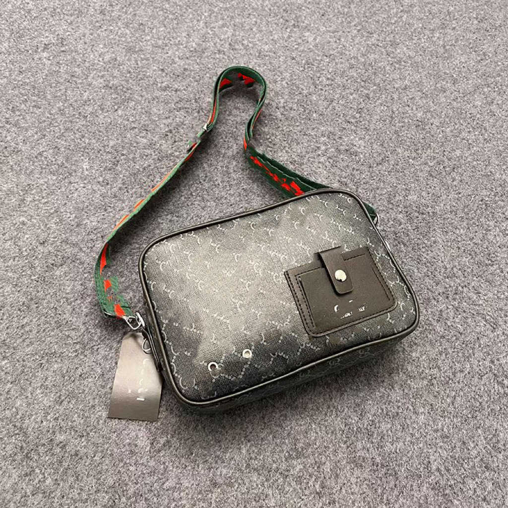 Дизайнерская сумка 2024 Сумки мужские маленькие квадратные с ремешком с надписью через плечо на одно плечо с камерой повседневный сетчатый мобильный телефон
