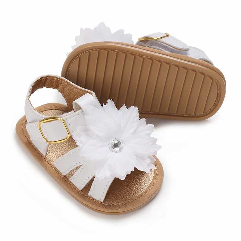 Sandalen für Kleinkinder, Babyschuhe, Mädchenschuhe, neue Sommer-Mädchen-Sandalen, PU-Leder, Schleife, Gummisohle, rutschfest, für Neugeborene, erste Wanderer, Krippenschuhe 240329