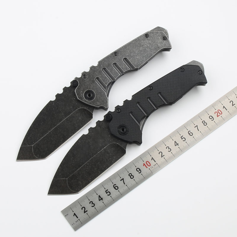 Topkwaliteit CK7803 Survival Zakmes 5Cr13Mov Black Stone Wash Tanto Point Blade G10/Stalen Handvat Outdoor Camping Wandelen EDC Pocket Zakmessen