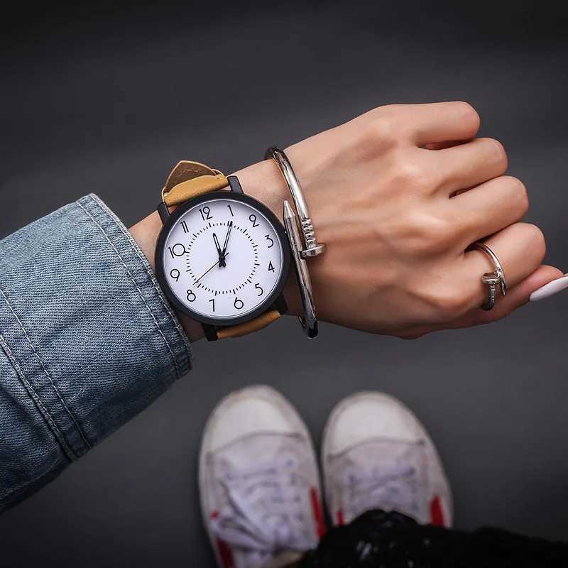 Armbanduhren 2023 Vintage Casual Watch Damenuhr Mode Sternenhimmel Uhren Damen Großes Zifferblatt Sportuhr Damen Quarz Paaruhren 24329