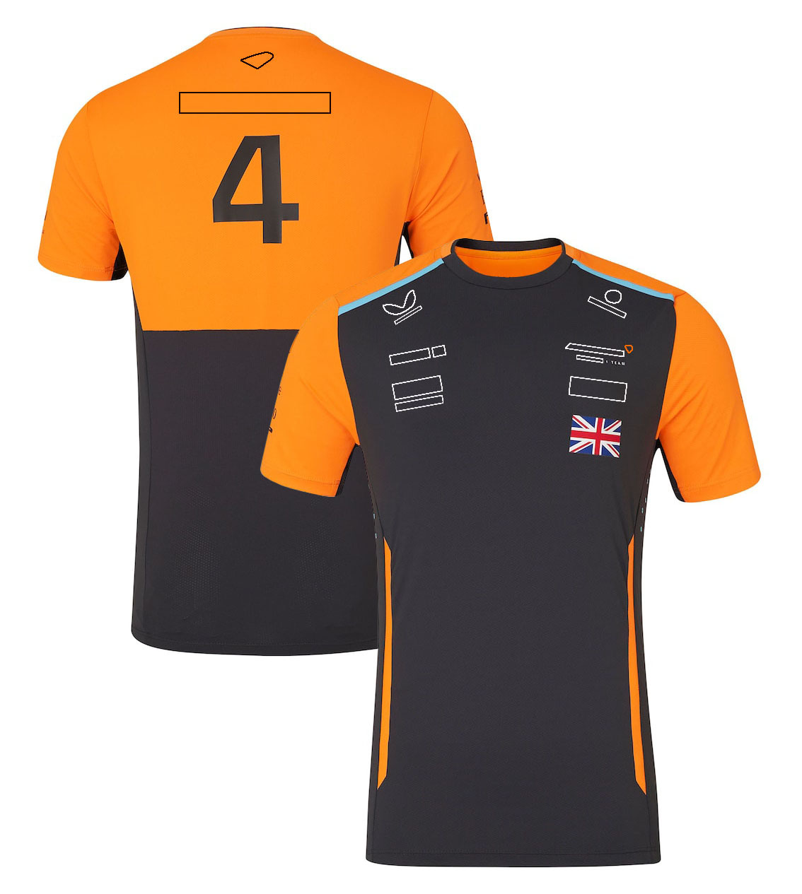 F1 Formel 1 Renn-Kurzarm-T-Shirt, Teamuniform, Rennuniform der Saison 2024, Rundhals-T-Shirt, Teamuniform, Revers-Poloshirt