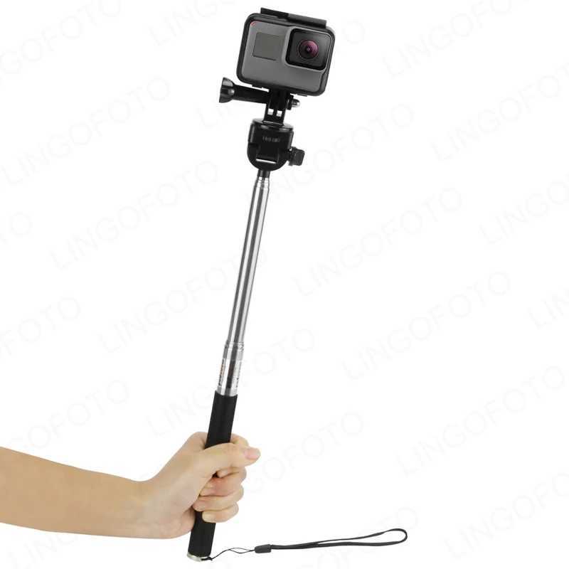 Selfie Monopods For Hero 3 2 1 Selfie Stick 1/4 Mini Tripod Adapter Monopod Accessories 24329