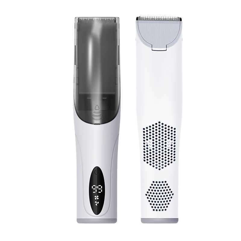 Electric Shavers Hair Clipper IPX7 Vattentät elektrisk trimmer med sugfunktion Vakuum Shaver Trimmer Clipper för Baby Barber Hair Salon 240329