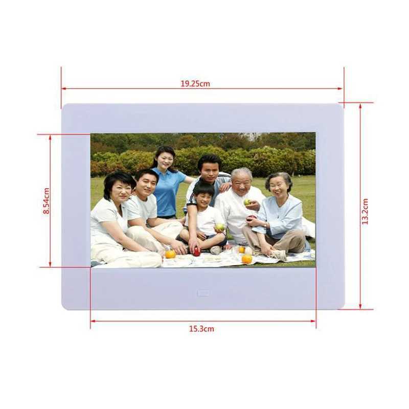 Digital Photo Frames 7 Inch LED Backlight High-Definition 800 x 480 Digital Photo Frame Electronic Album Picture Music Video 24329