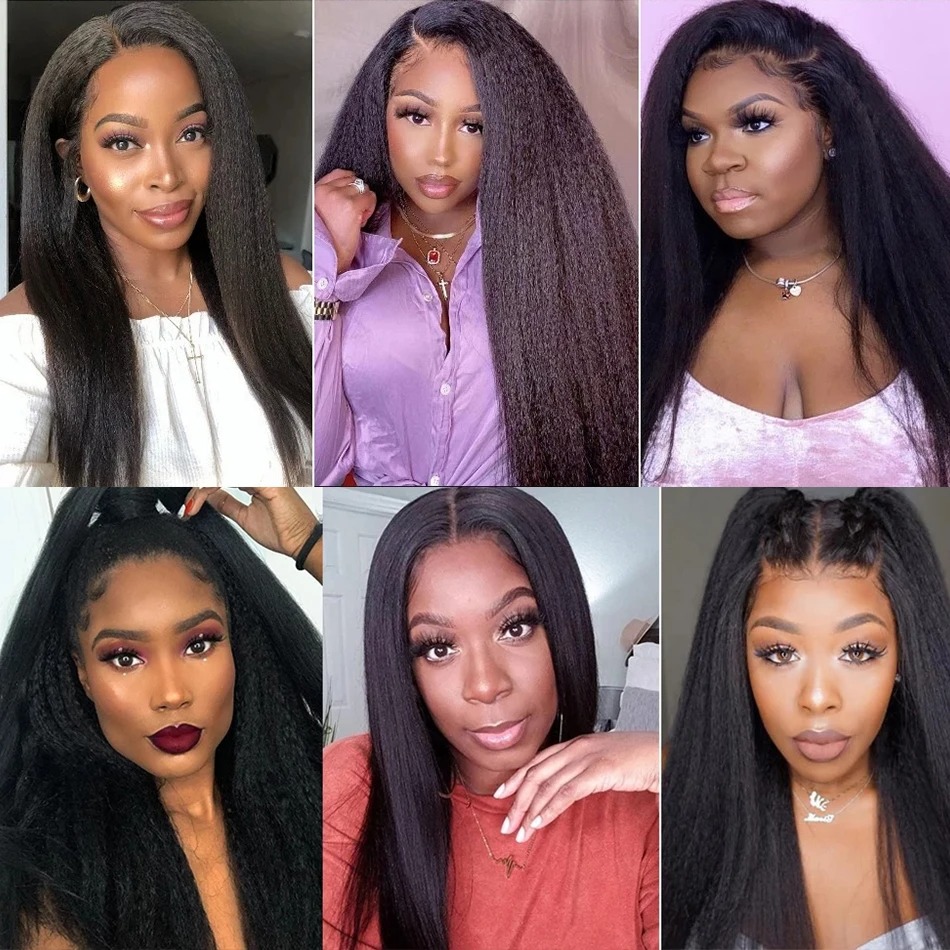 3 Bundles Verworrene Gerade Peruanische Haarwebart Bundles Rohes Menschliches Haar Bundles Reines Remy Extensions für Frauen Grob Yaki Schuss