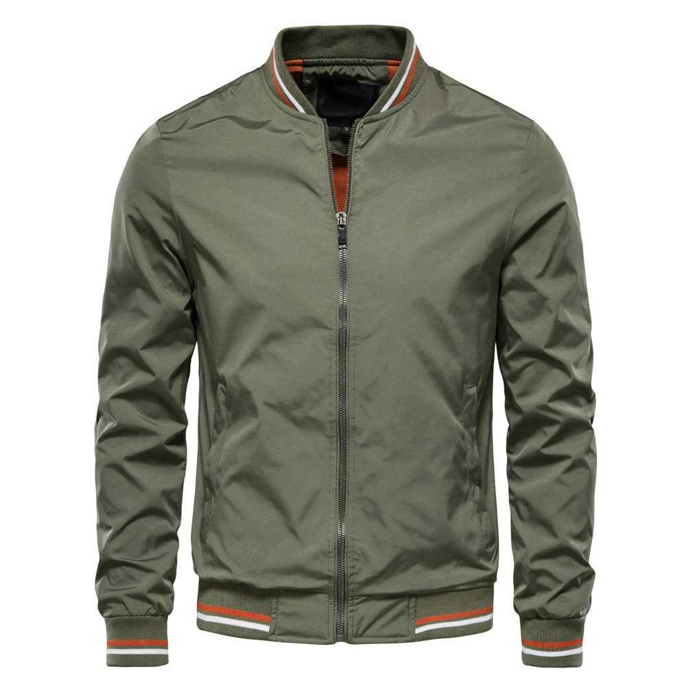 Hommes en cuir simili cuir mode automne vestes pour hommes couleur unie décontracté Baseball hommes veste vêtements nouveaux vêtements d'extérieur Chaquetas Bomber vestes hommes 240330