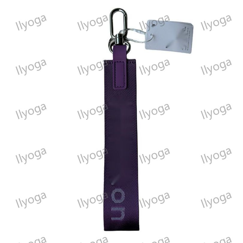 Asla Kayıp Anahtar Yoga Keychain Moda Yoga Kadın Fitness Çalışan Elastik Kadın Anahtarları Yüksek Kalite