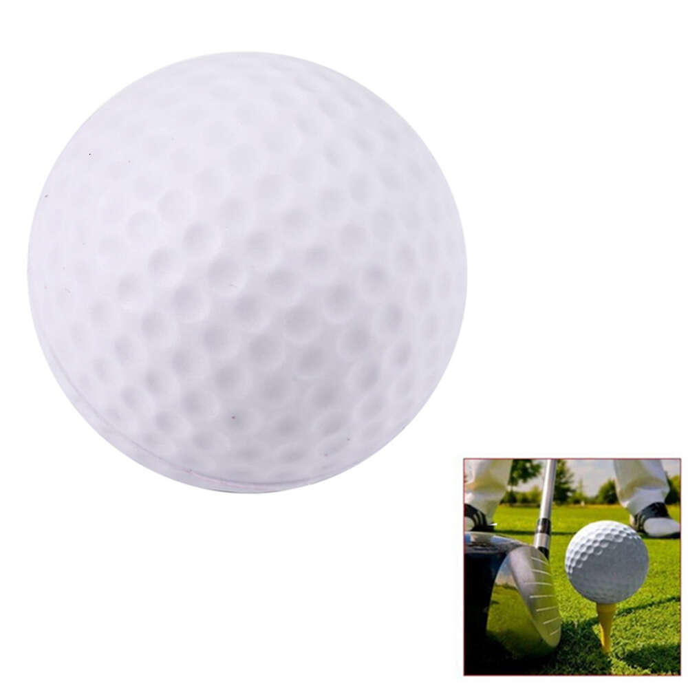 Nouveau 1 pièces balles nouveau blanc Golf éponge pratique jouet mousse intérieur balle