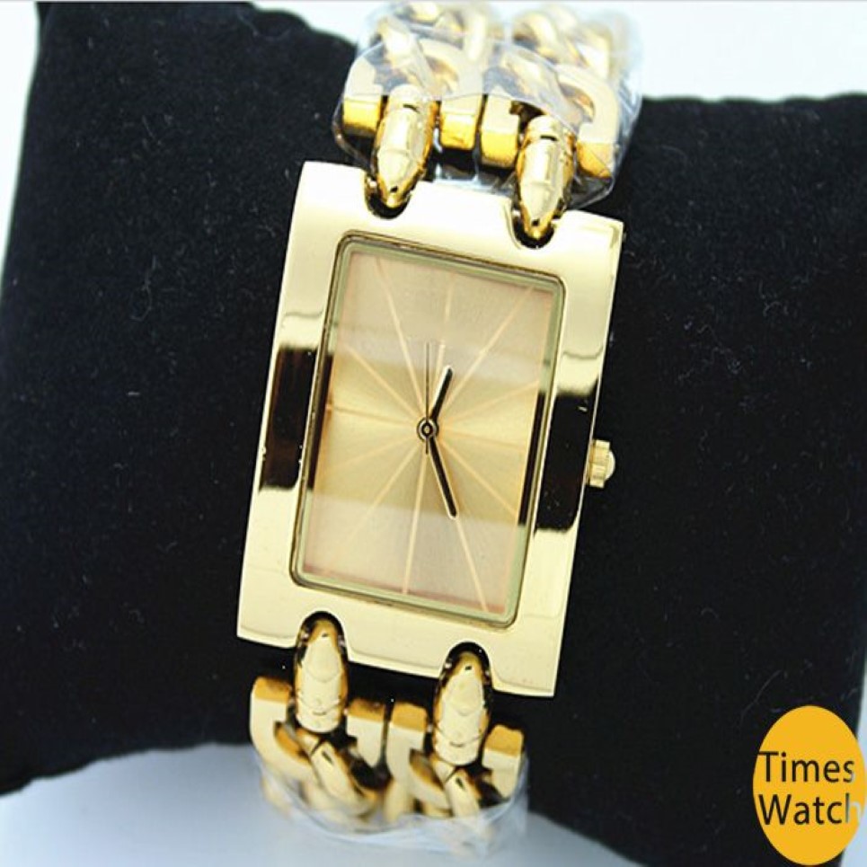 Bransoletka ze stali nierdzewnej GS zegarek na rękę Top Luksusowy kobiecy Godziny Słynna marka Lady Dress Watch Wysokiej jakości prezenty185a