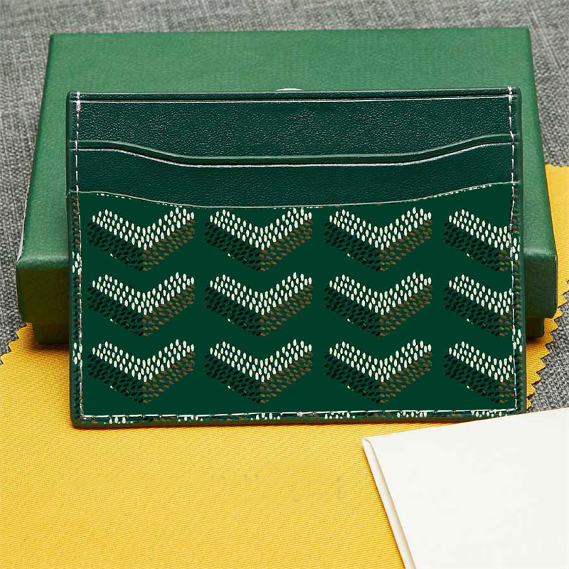 Goyar Wallet Luxe Designer Tas Purse Lederen Wallets Mini Wallets Color Leather Card Holder Coin Purse Men Women Wallet Card Holder 545