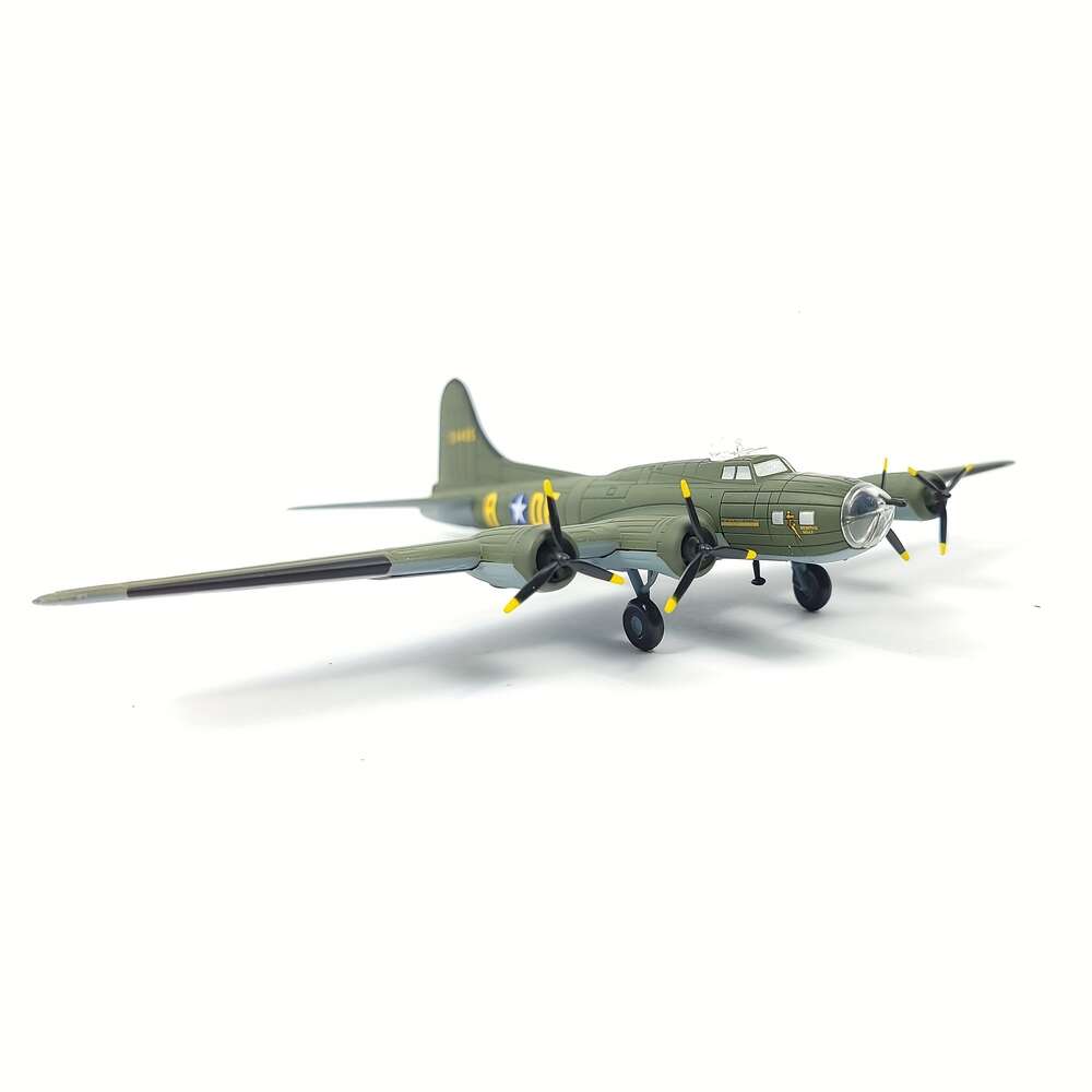 1:144 B-17F Flying Fortress Bomber Memphis Belle Metall-Militärdruckguss-Flugzeugmodell zur Sammlung