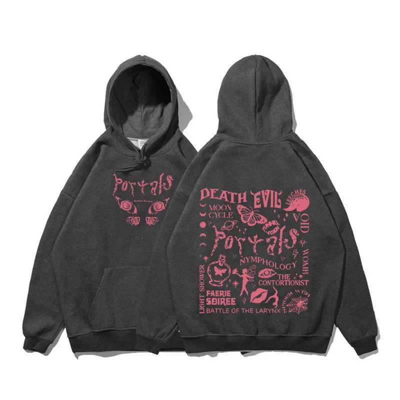 Herrtröjor tröjor melanie martinez tryck 90 -talets retro hoodie mens musikalbum Sweatshirt Mens Best AccessoriesL2403