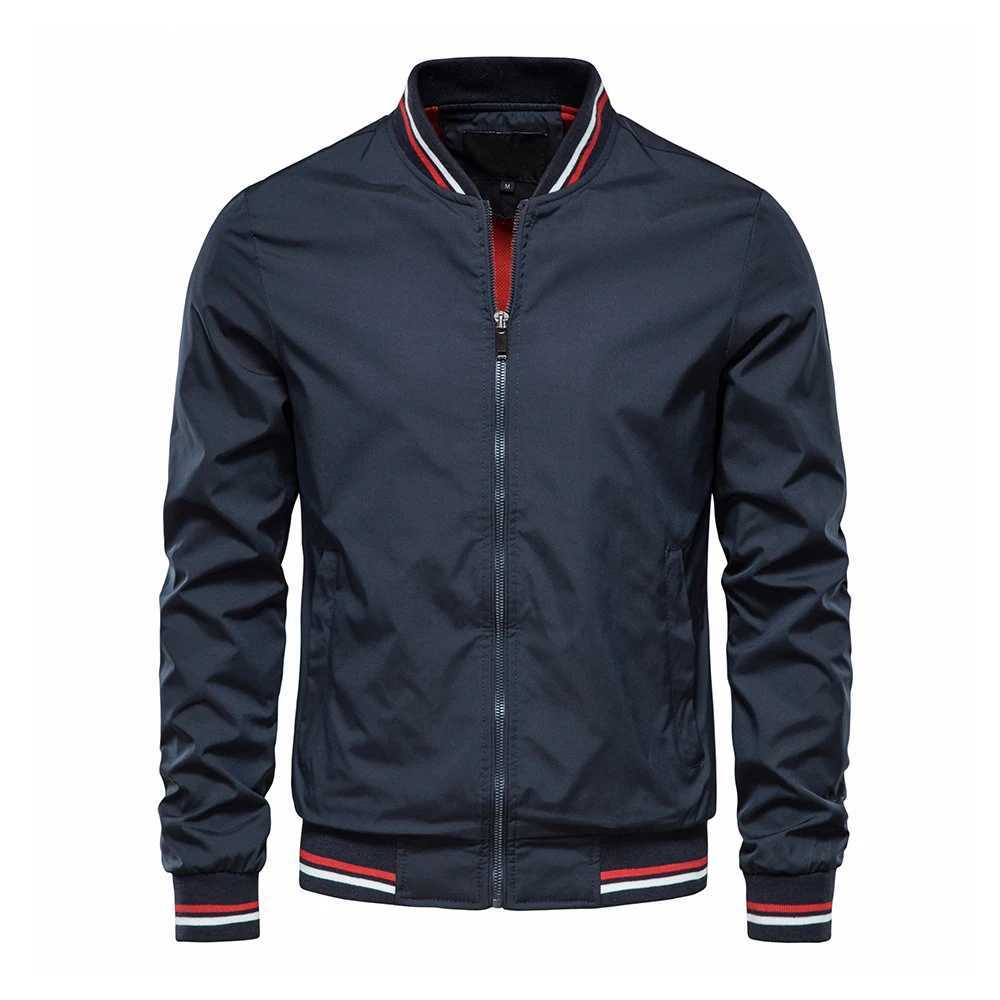 Jaqueta masculina de couro sintético moda outono para homens cor sólida casual jaqueta masculina de beisebol roupas novas em agasalhos chaquetas jaquetas bomber masculinas 240330