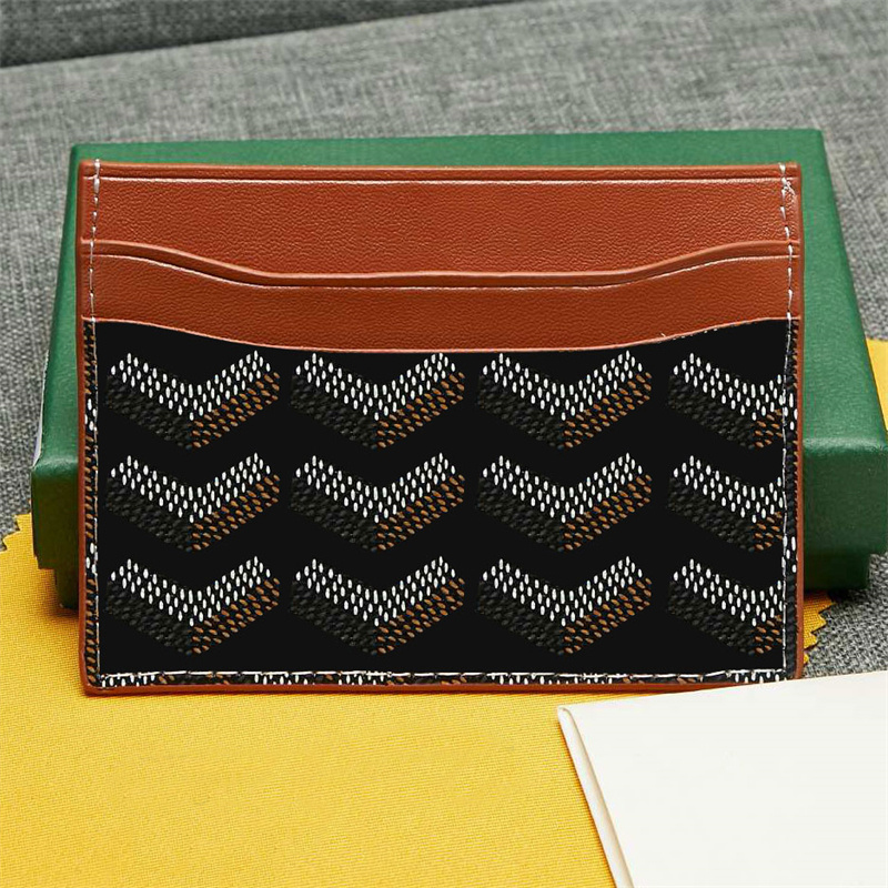 Goyar Wallet Luxe Designer Tas Purse Lederen Wallets Mini Wallets Color Leather Card Holder Coin Purse Men Women Wallet Card Holder 545