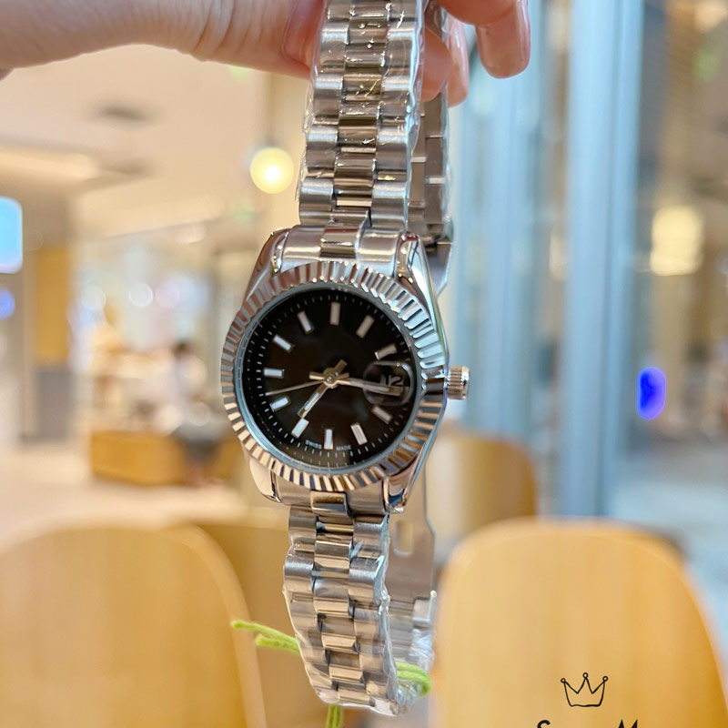 Womens Luxury Watch Top Brand 26mm Gold Designer Dato Movement Lady Watches عالية الجودة جميع ساعات معصم الفولاذ المقاوم للصدأ