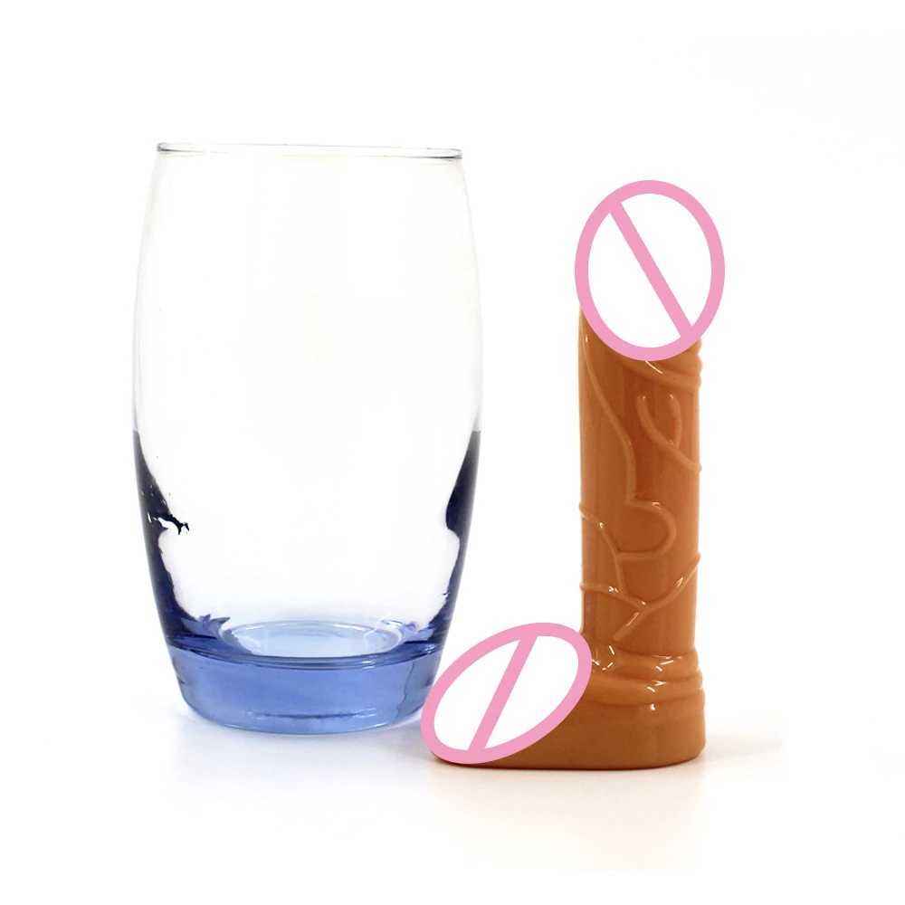 Nxy Dongs Dongs Crystal Dildo Portatile Mini Pistola in acciaio Simulazione Dildo Tpe Materiale Giocattolo del sesso Wireless adulti 240330