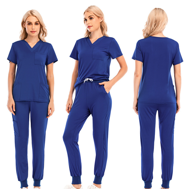 Nouvelles femmes Nursing Uniform V-col