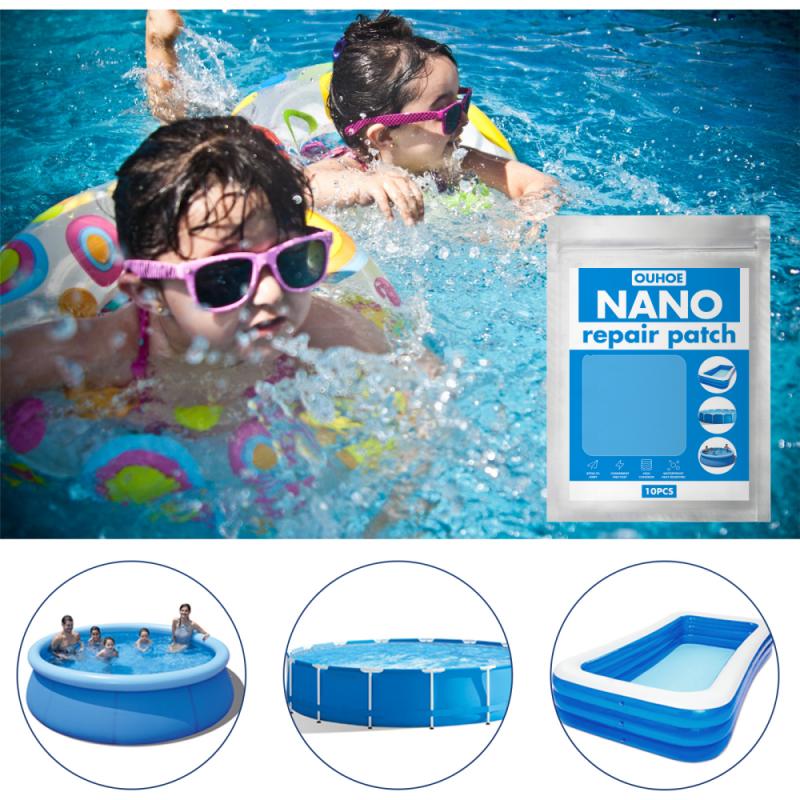 10 / Nano Repair Patch Tenda piscina Tenda impermeabile Speciale Adesiva Outdoor Nastro Patch di anello calda caldo