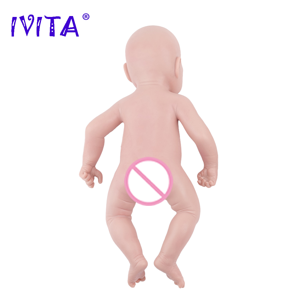 IVITA WB1564 18.11 pollici 2,99 kg 100% silicone rinato bambola neonati ragazzo realistico bambole non dipinto