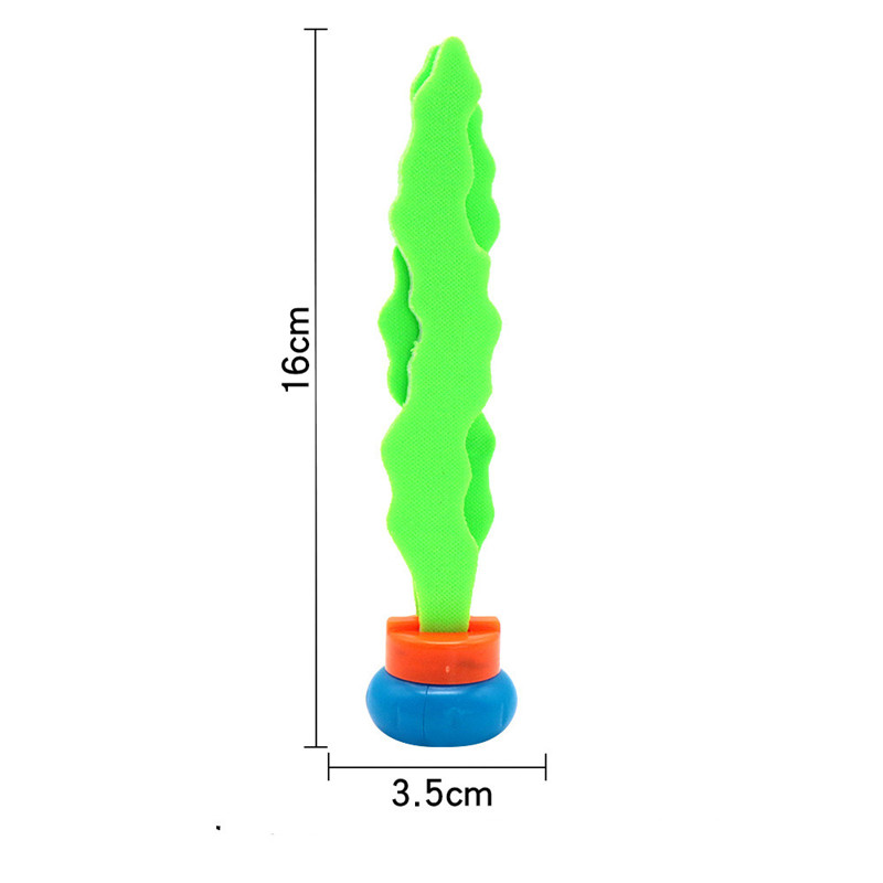new 1/Kids Sports Pool Toys Ocean Plant Shape Diving Toys Diving Swimming Training Pool Kids Accessories