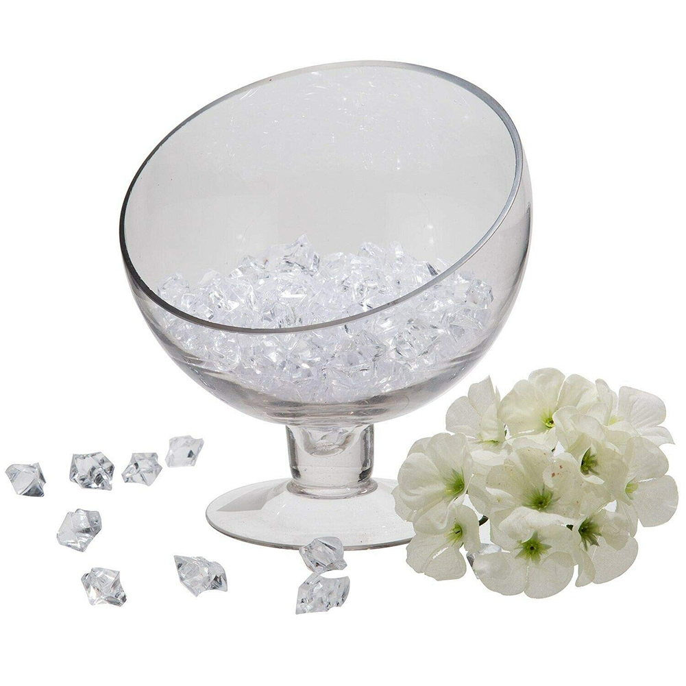 100/20/15/Artificial Ice Cubes Clear Fake Crushed Ice Rocks Ice Cubes Acrylic Vase Fillers for Home Party Wedding Decoration