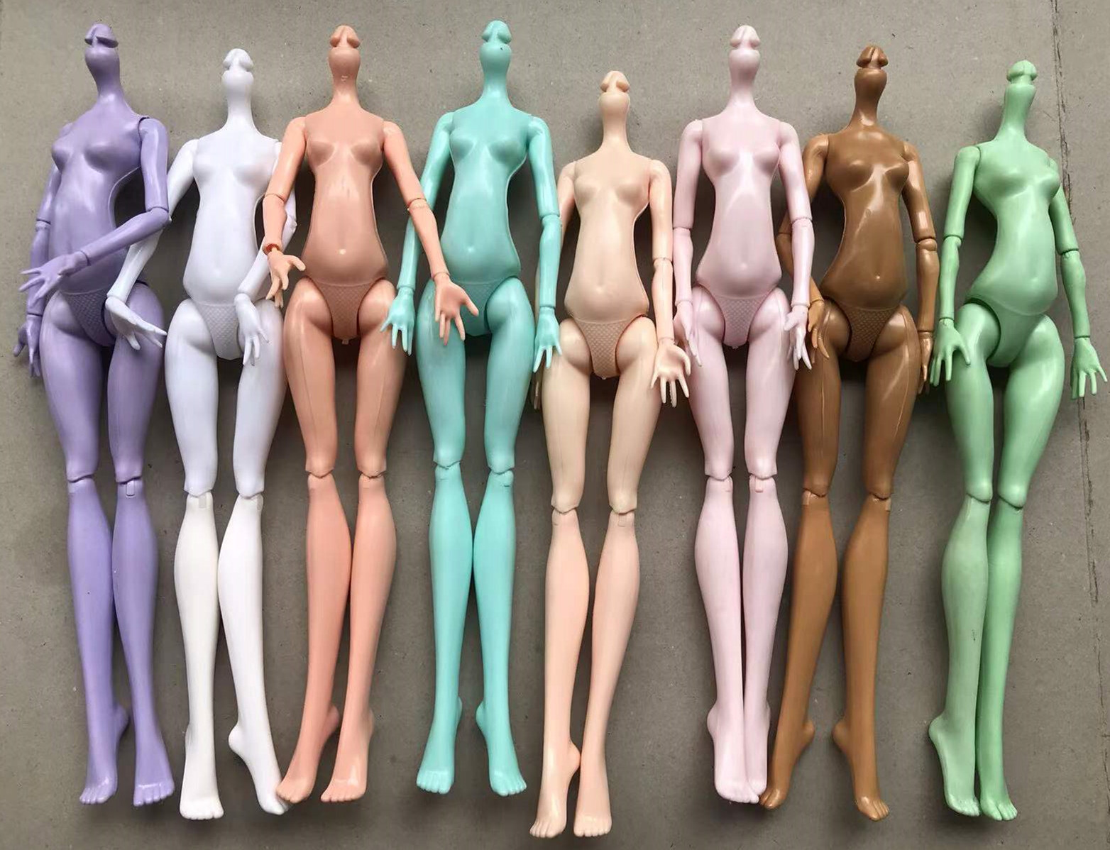 Monstering high bonecas brinquedo de boneca multi-joints movable bonecas figuras corporais marrom branco verde rosa bege corporal roxo cabeças coloridas cabelos