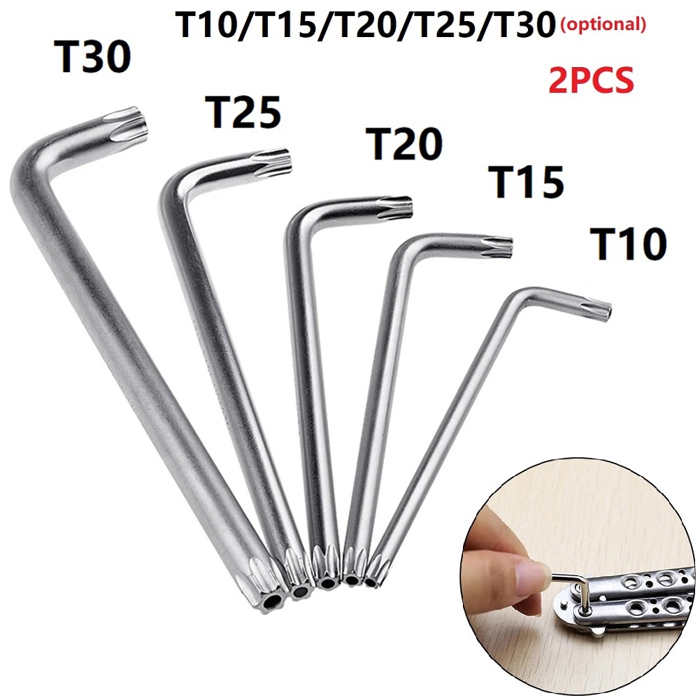 Torx Screwdrivers Double-End 2-way T30 T20 T25 T10 T15 Spanner Wrench Tool Hand Tool