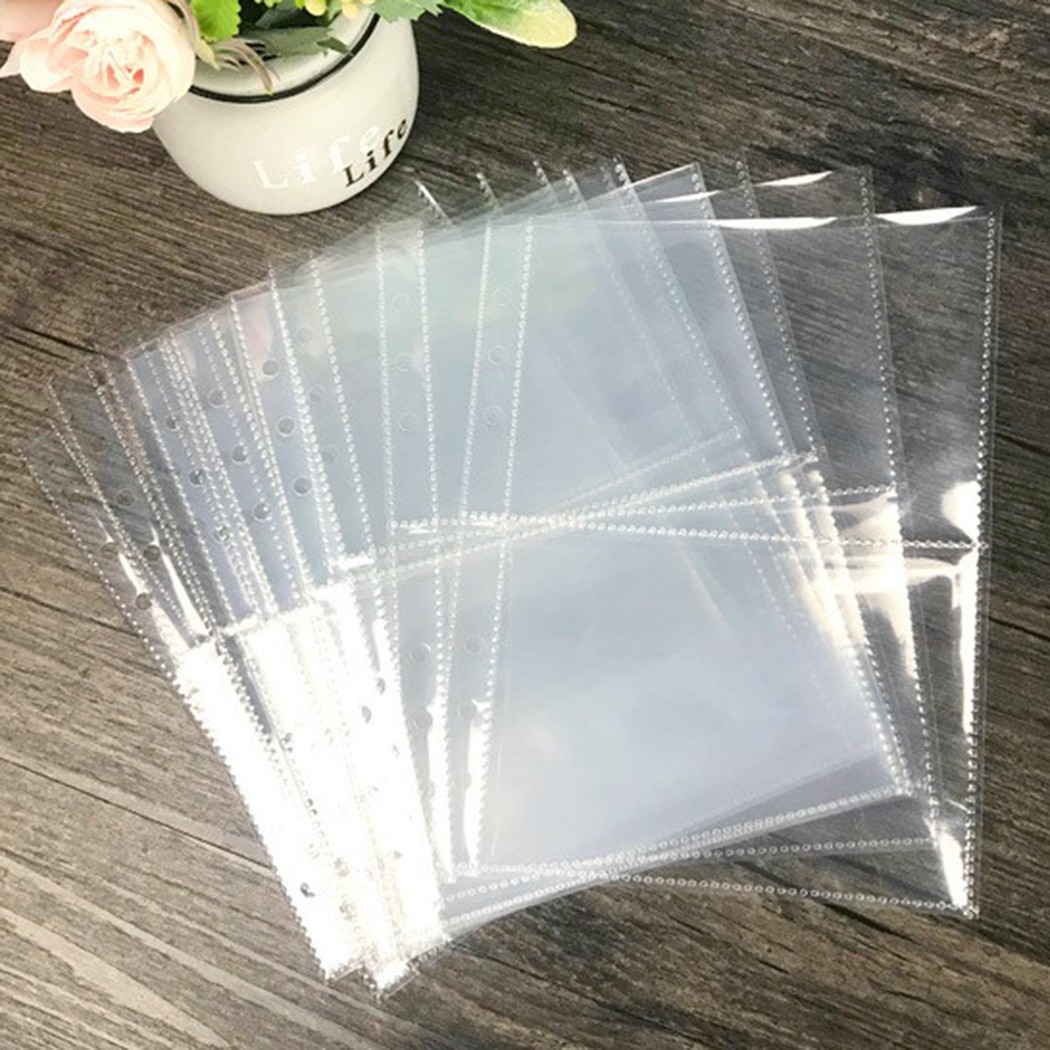 Clear A5 Binder Sleeves1/2/4P Photo Album Binder Refill Inner Sleeve Card Photocard Storage Loose Leaf Photocard Binder