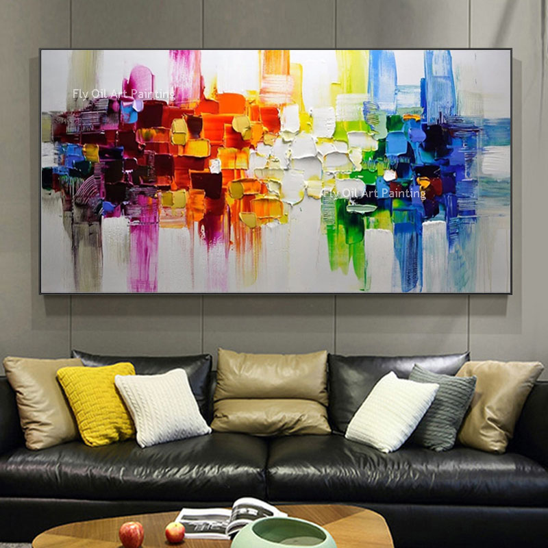 Mural Modern Modern Abstract Pintura Decorativa Óleo de parede Picture Impressão paisagem abstrata arte obra de arte