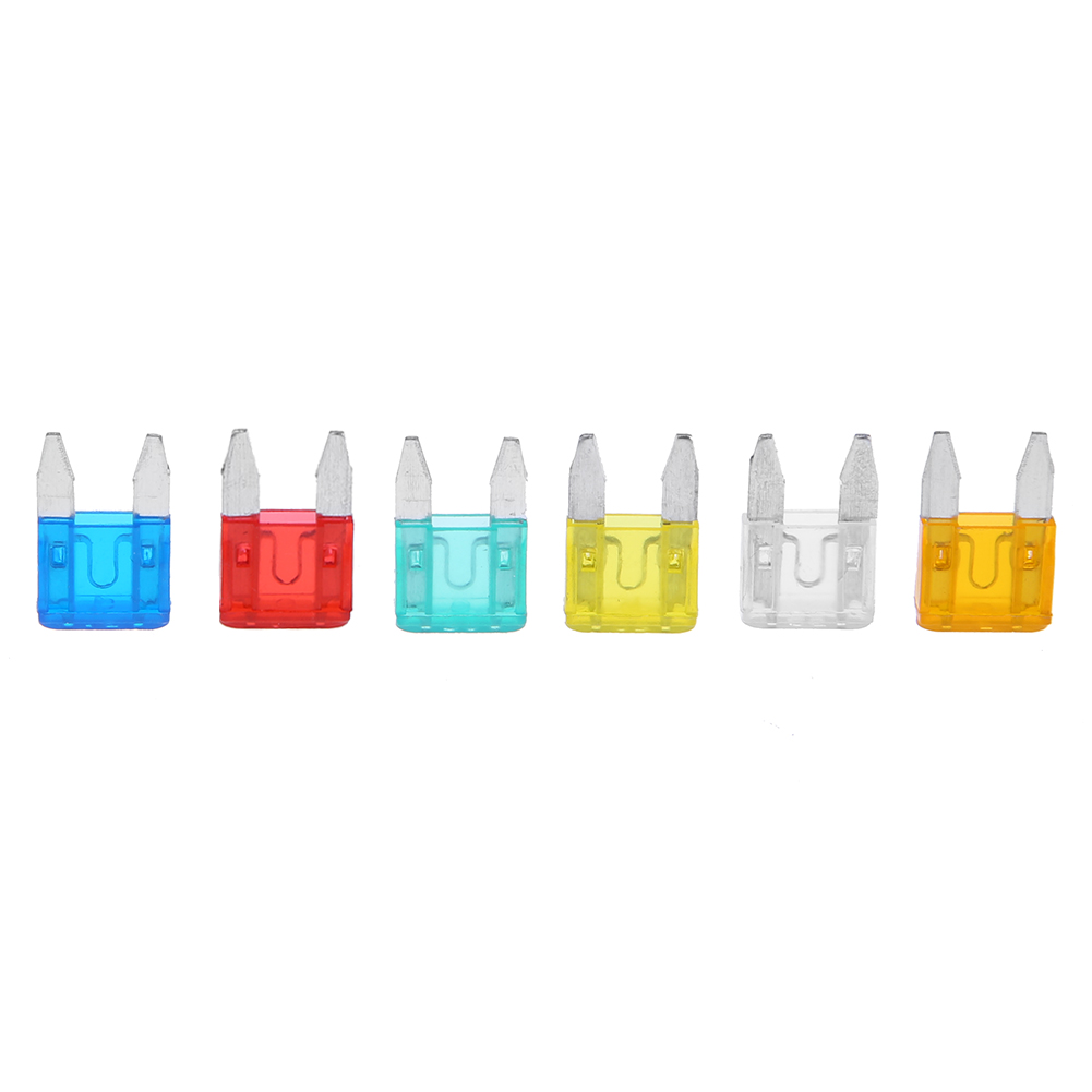 60pcs Car ATC Fuse 5A 10A 15A 20A 25 30A AMP Mini Blade Mixed Set Kit Fuse Amplifier Auto Fuse Blade Fuse Set Auto Accessories