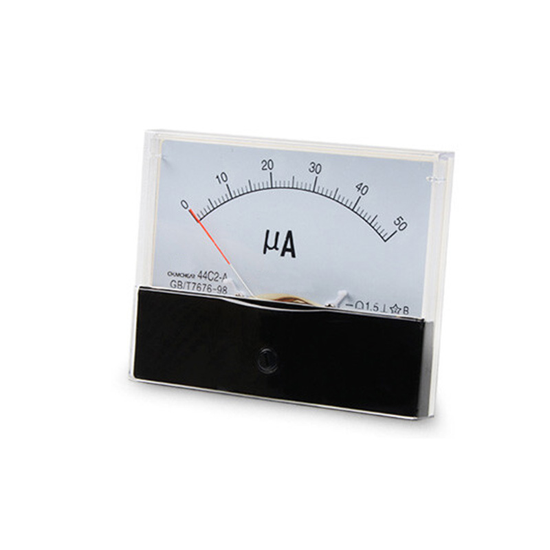 44C2-UA DC-positive und negative Mikroampere-Amperemeter-Mechanische Kopf 50UA 100UA 200UA 500UA 100*80 mm