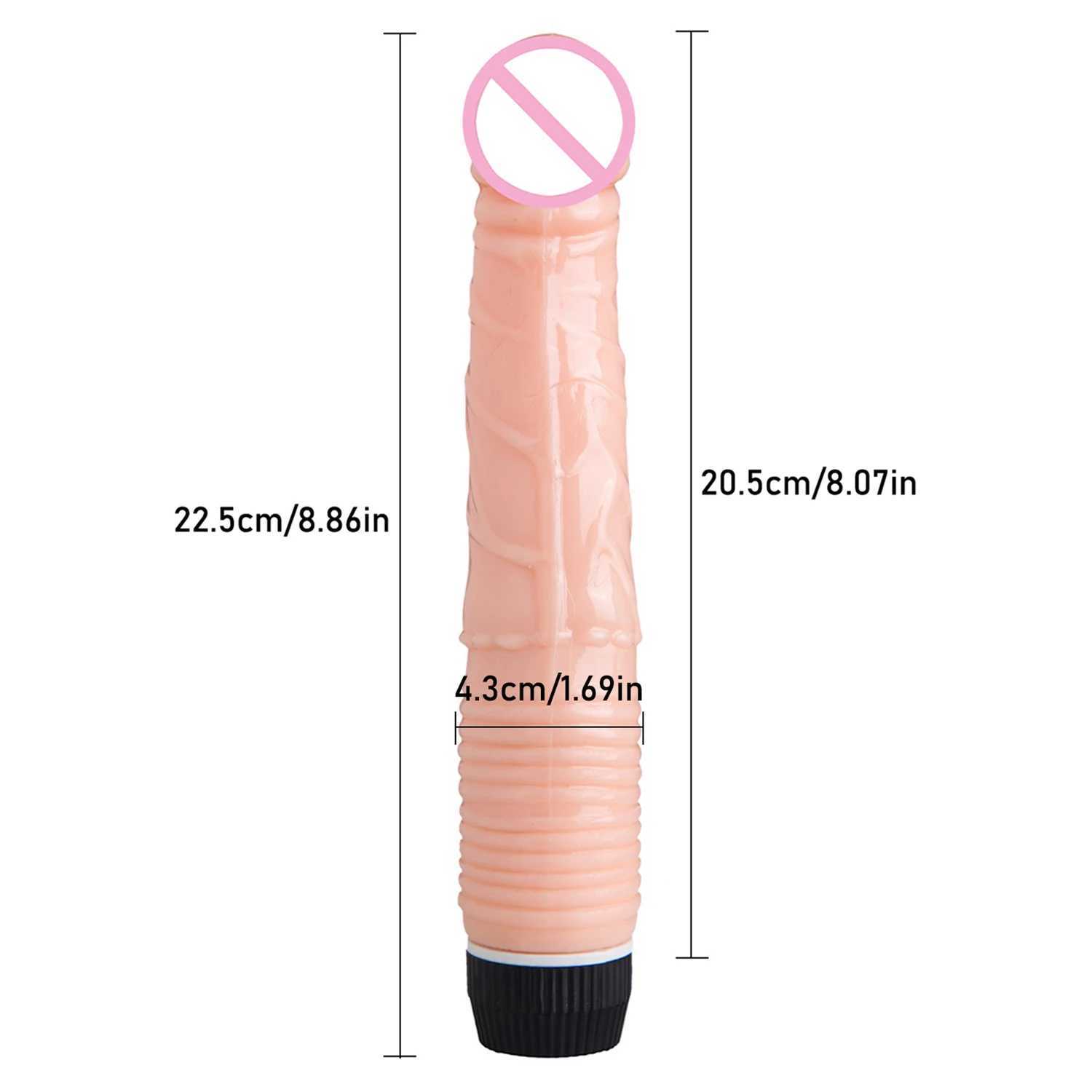 Nxy Dildo Dongs Frequenza variabile Vibrazione Pene realistico Vibratore Fallo morbido Masturbatore Enorme cazzo erotico Giocattoli sessuali donne 240330