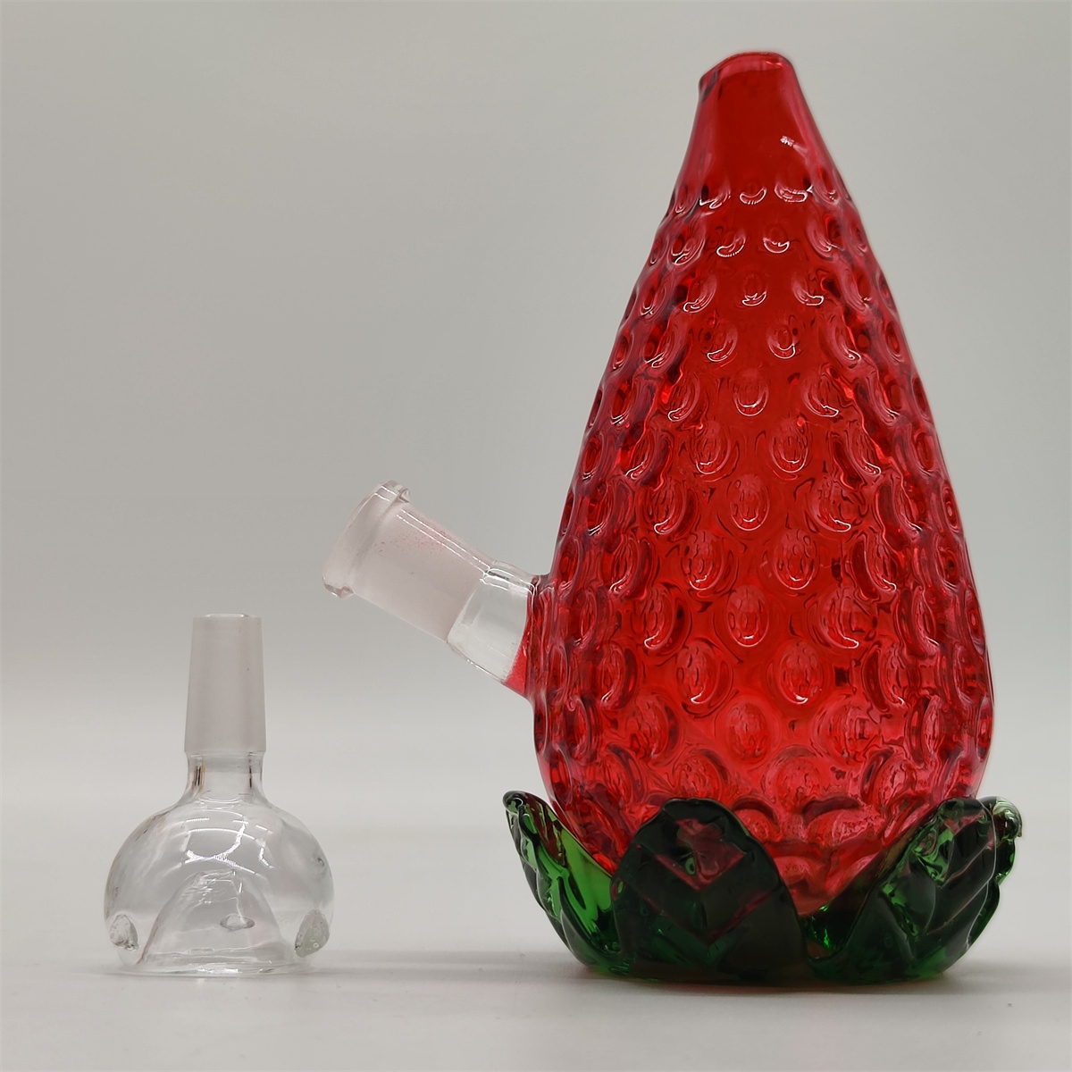 2024 Multi Color Mini Straberry Green Red 5 Inch Glass Bongs Water Pipe Bong Tobacco Smoking Tube 10MM Bowl Dab Rig Recycler Bubbler Pipes