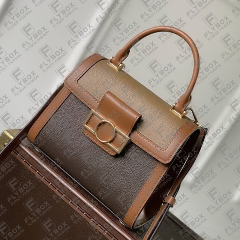 M46751 Dauphine Bag حقيبة يد حقيبة الكتف أكياس كروس جسمها أزياء مصممة فاخرة عادية أعلى جودة التسليم السريع